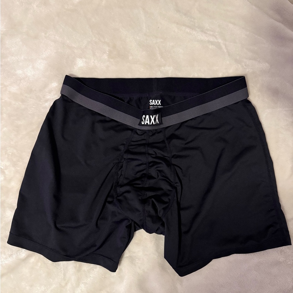 SAXX Men's Black Boxer Briefs